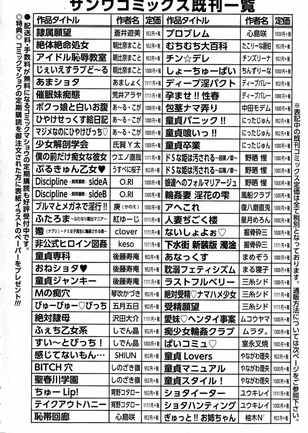 コミック・マショウ 2015年8月号 283ページ