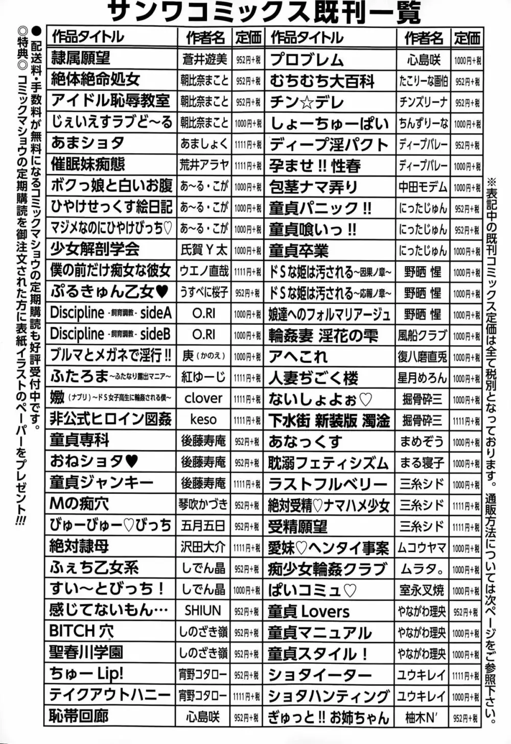 コミック・マショウ 2015年8月号 284ページ