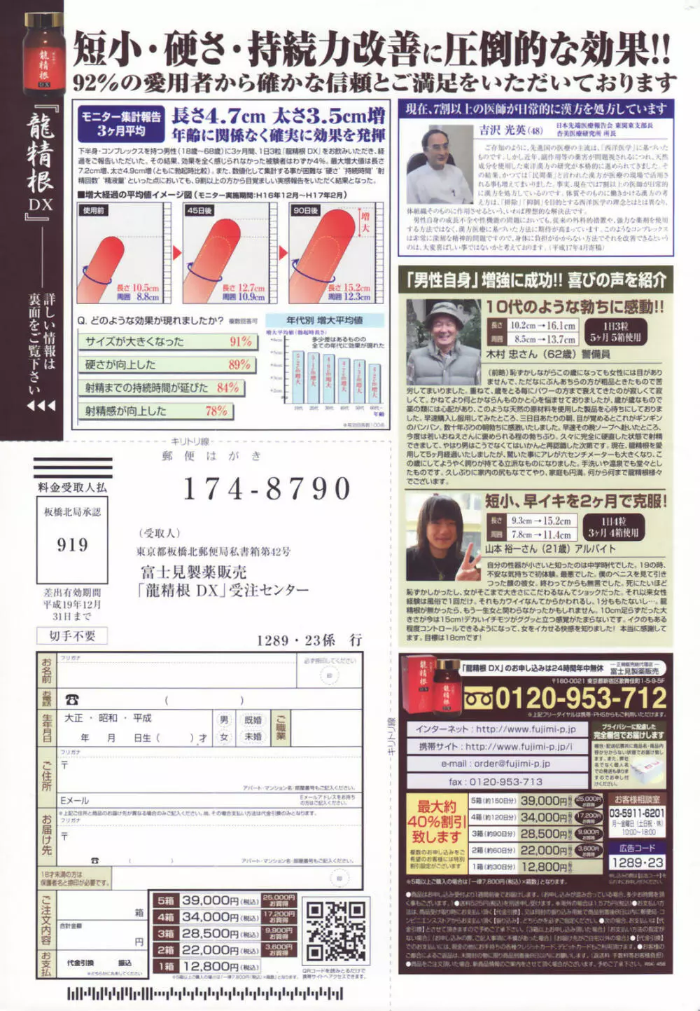 メンズヤングスペシャル雷 2007年3月号 Vol.01 259ページ