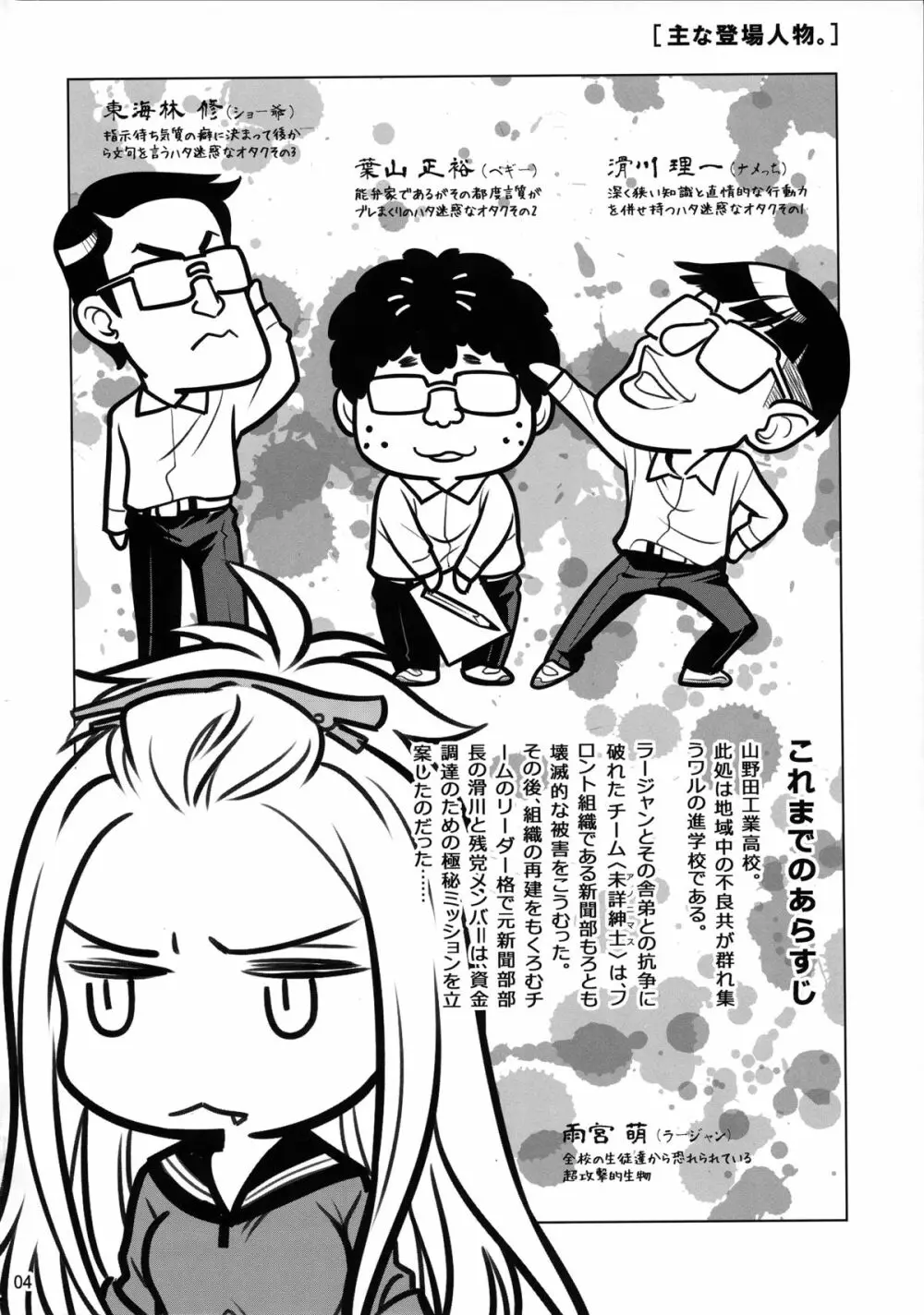 (コミティア112) [オタクビーム (大塚まひろ)] 先輩ちゃんと俺。番外編 (元)新聞部が先輩ちゃんの薄い本を作ってみた。 4ページ