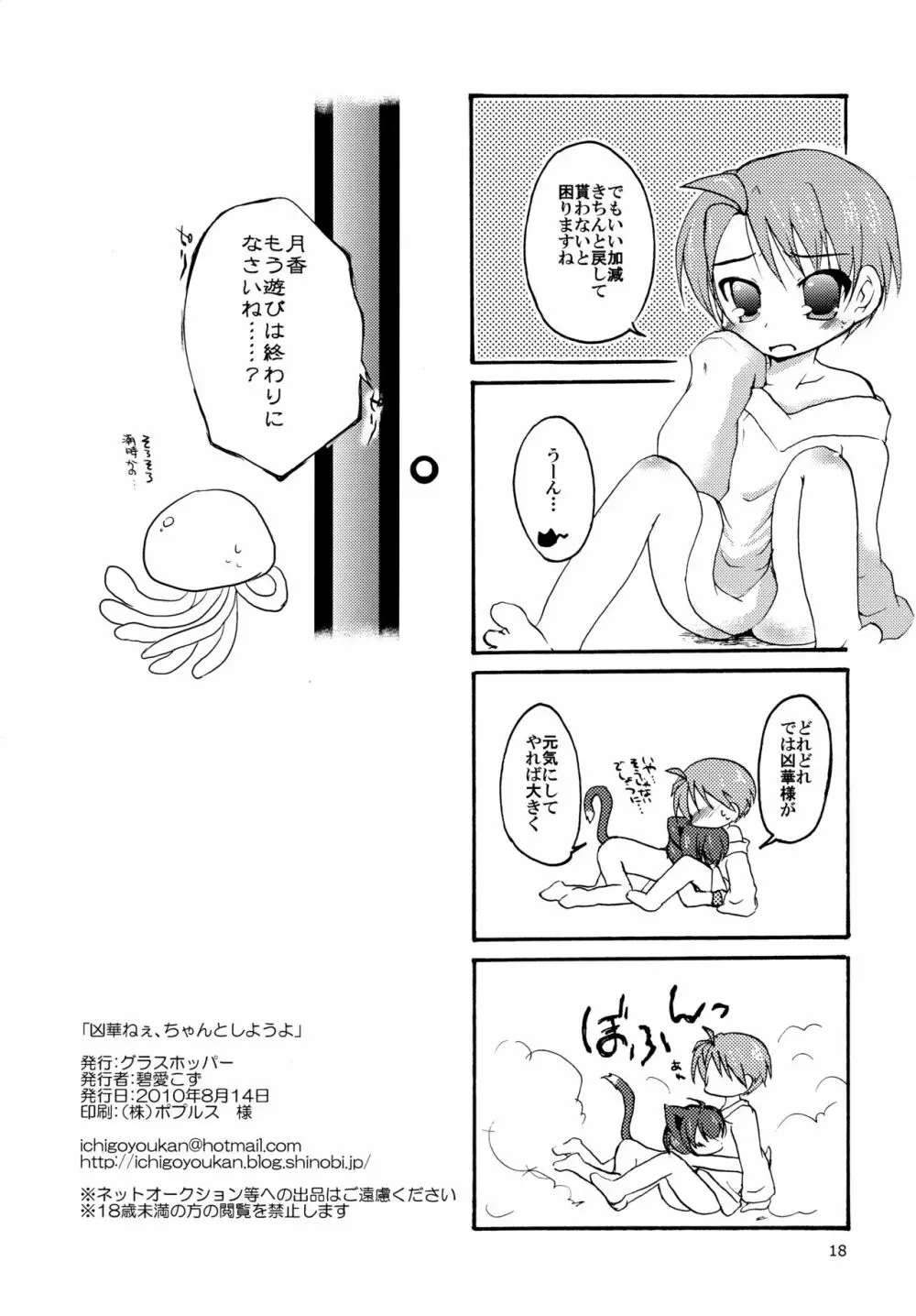 凶華ねぇ、ちゃんとしようよ 18ページ