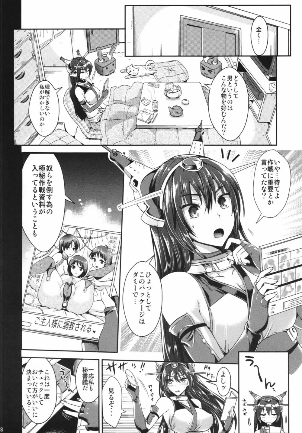 戦艦長門と変態提督 8ページ