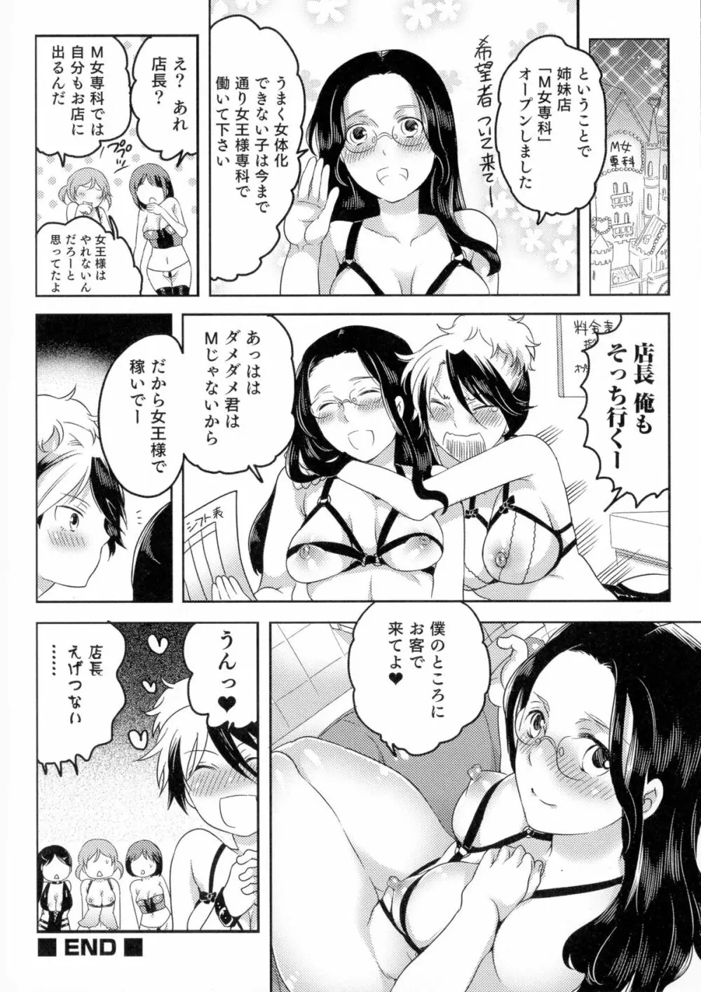 女体化専科♥ 129ページ