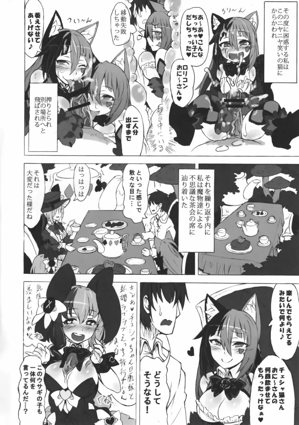 魔物娘図鑑・被害報告 ～チェシャ猫のおいでませ不思議の国～ 15ページ