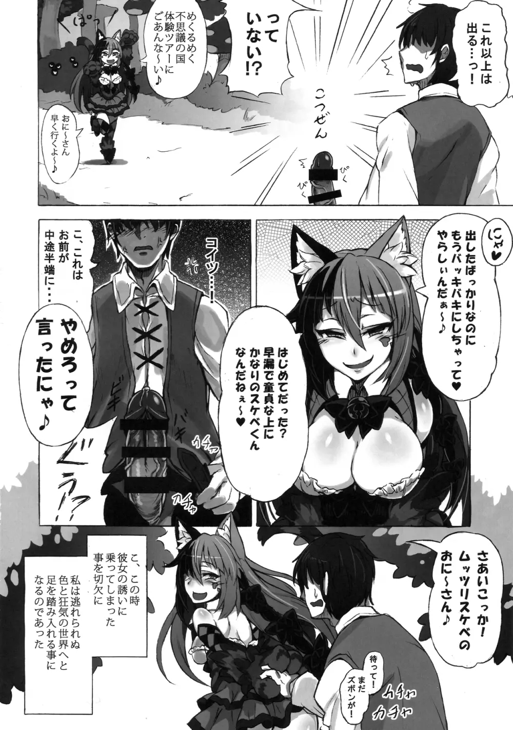 魔物娘図鑑・被害報告 ～チェシャ猫のおいでませ不思議の国～ 8ページ