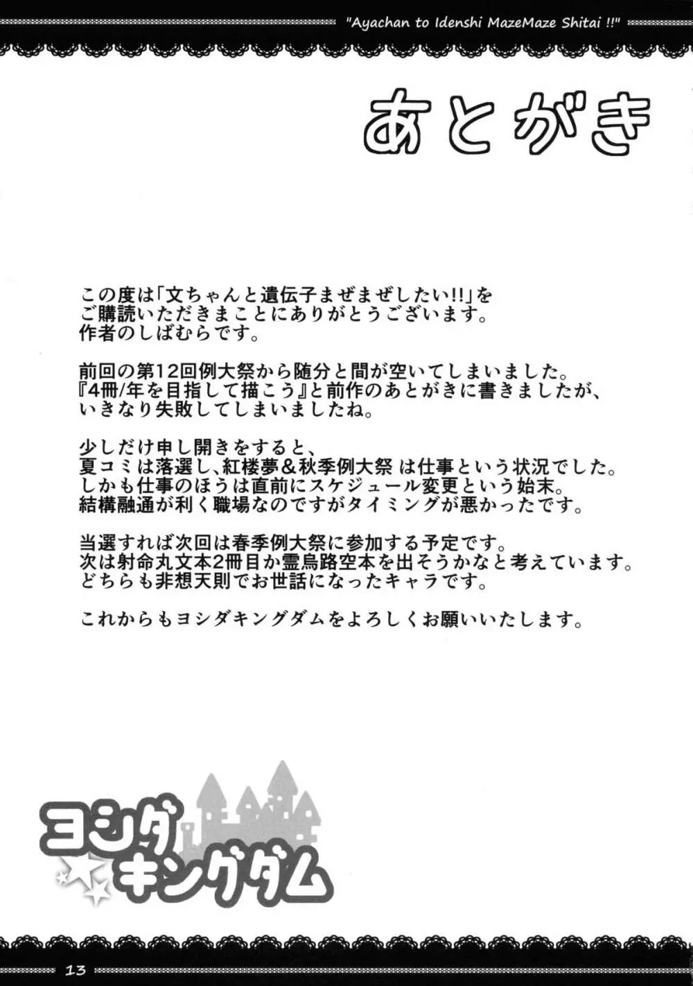 あやちゃんといでんしまぜまぜしたい!! 14ページ