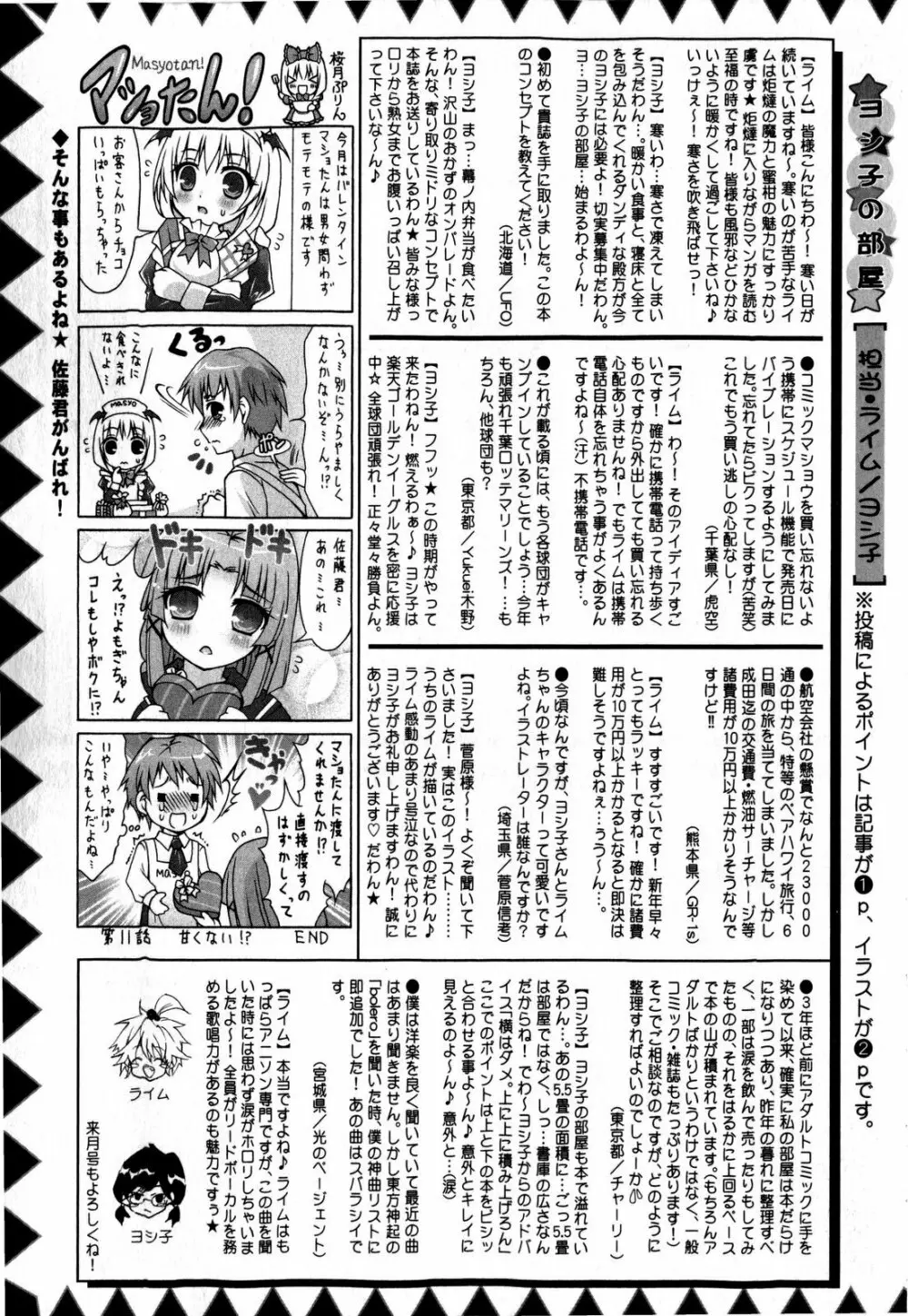 コミック・マショウ 2009年4月号 255ページ