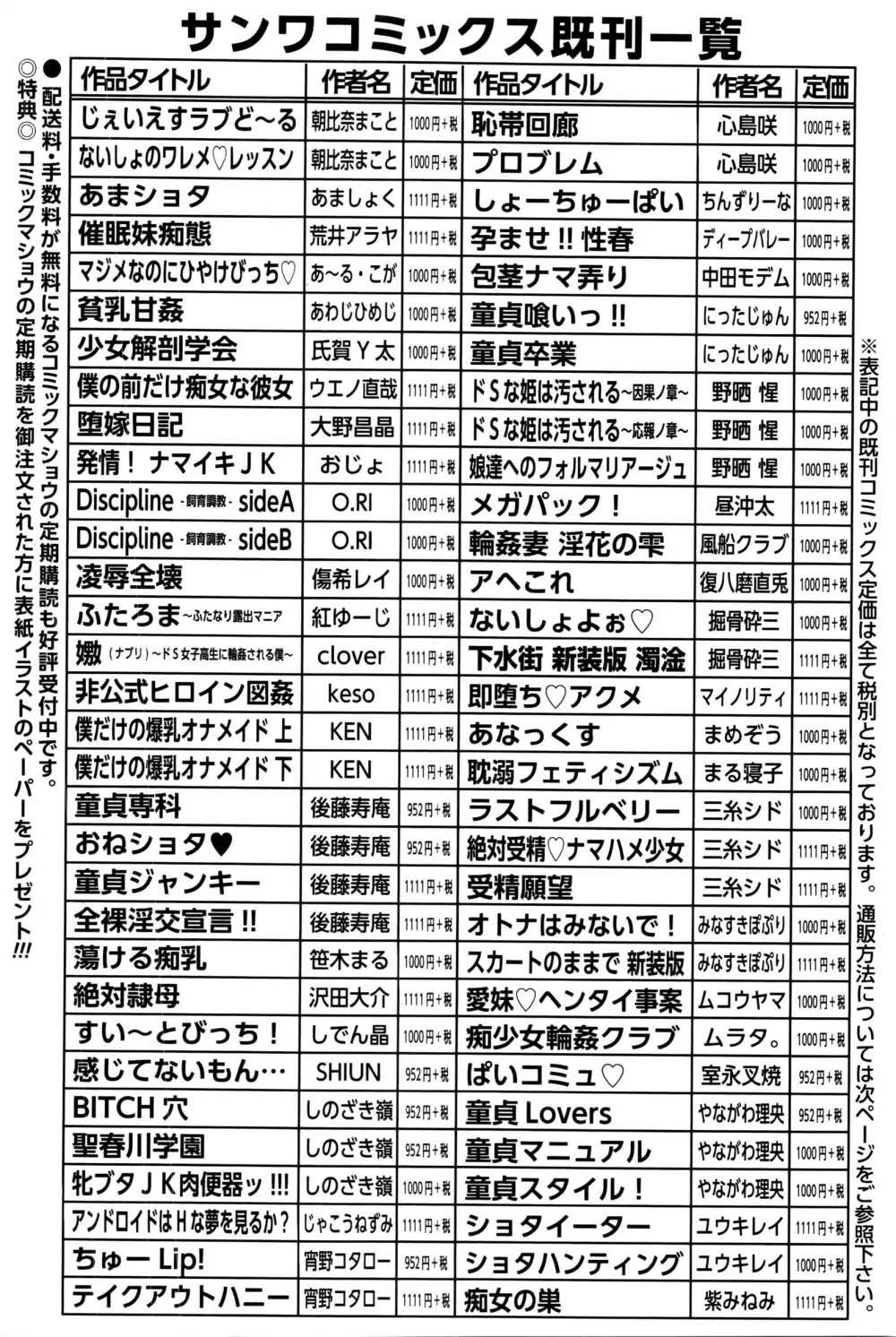 コミック・マショウ 2016年4月号 285ページ