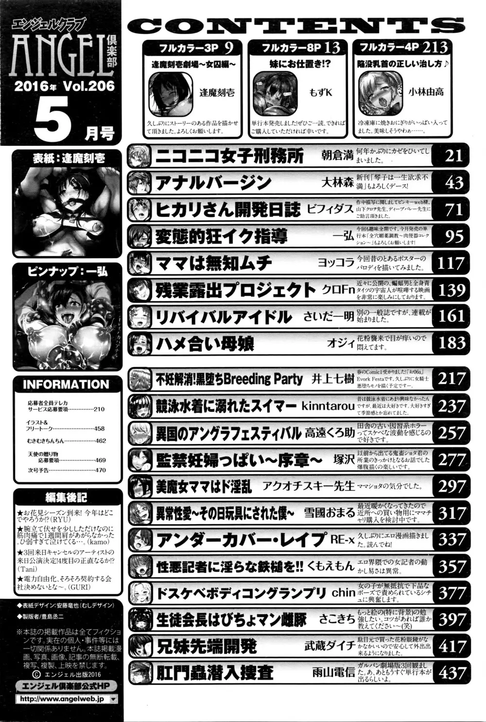 ANGEL 倶楽部 2016年5月号 469ページ