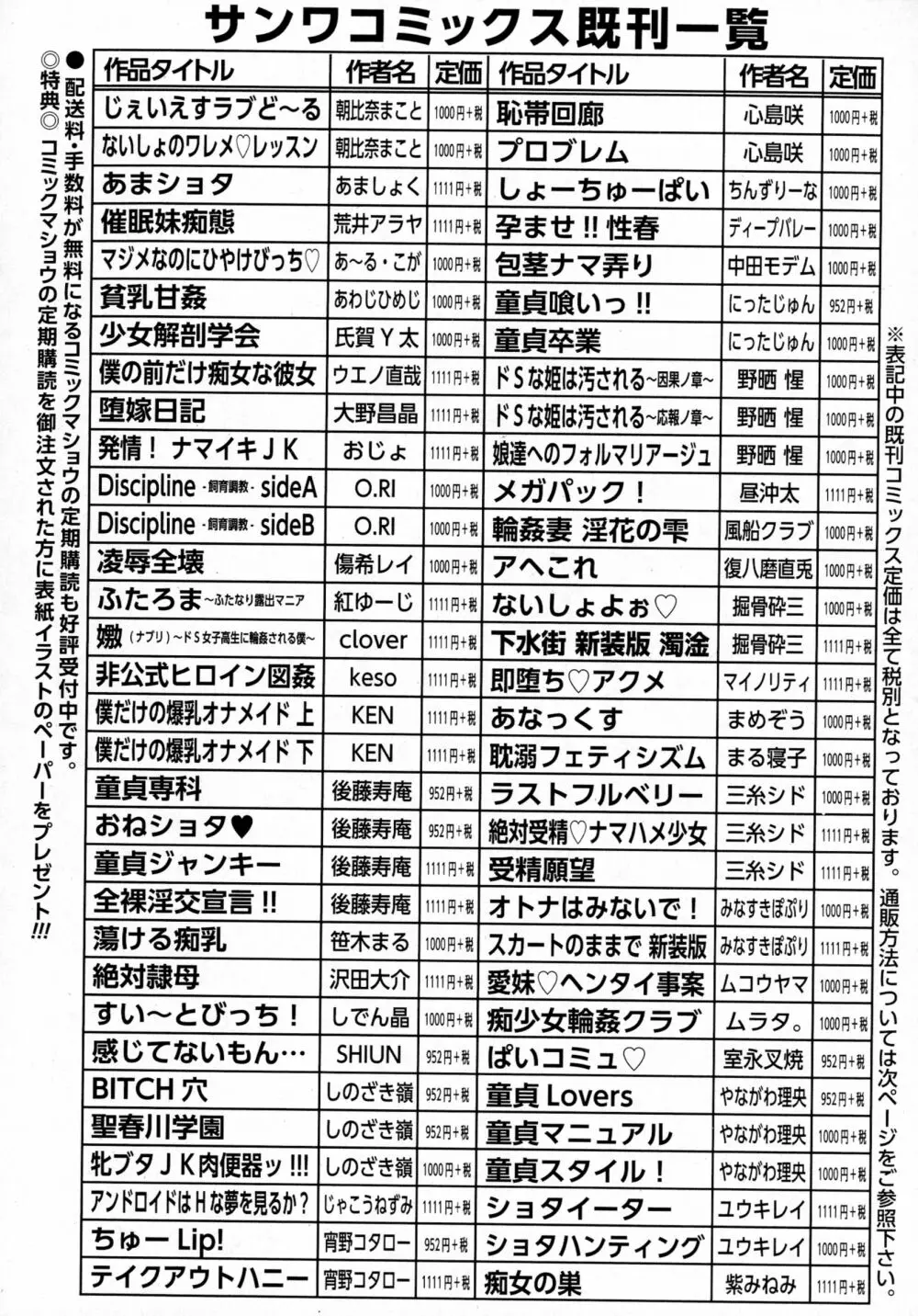 コミック・マショウ 2016年4月号 280ページ