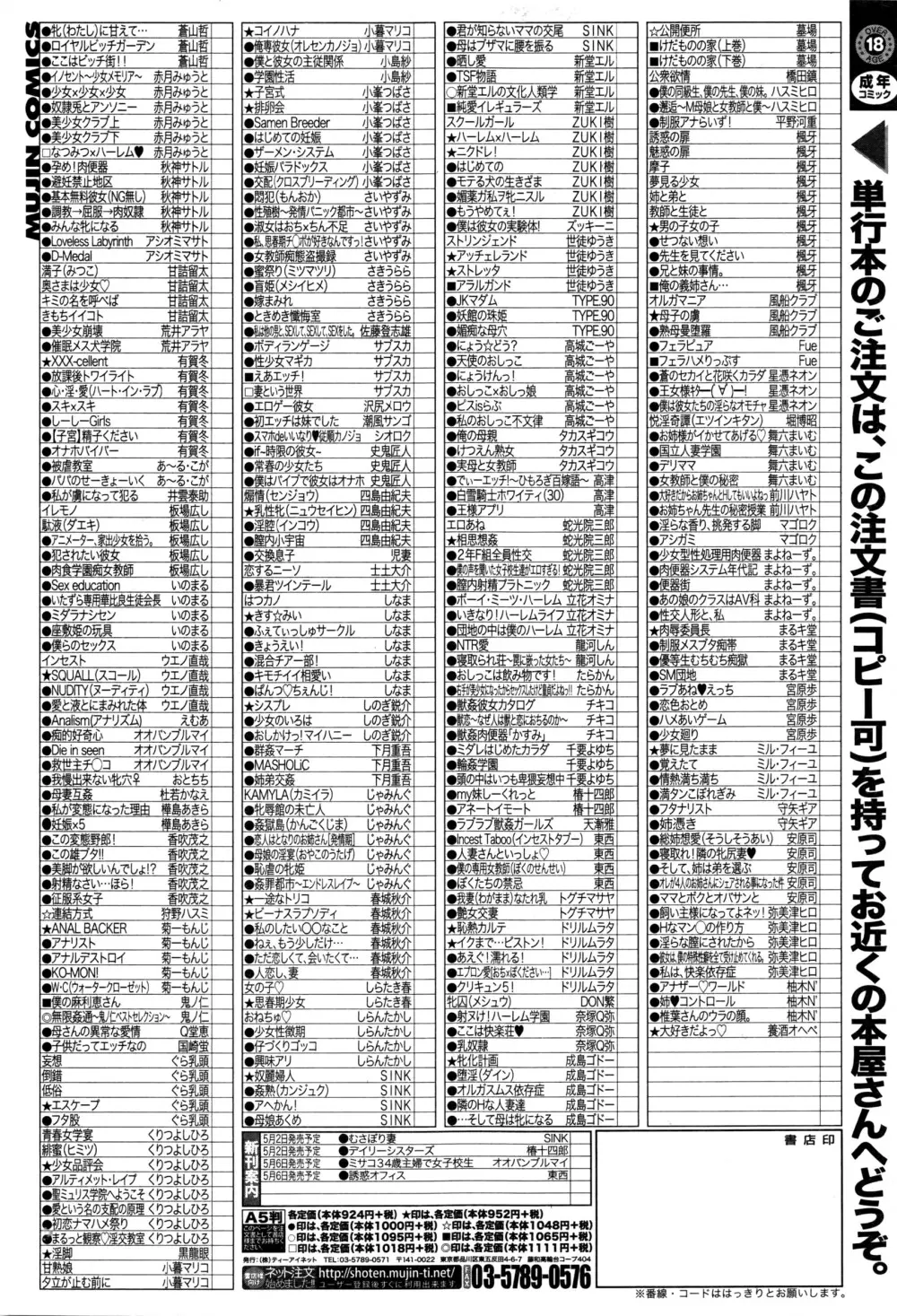 コミックミルフ 2016年6月号 Vol.30 288ページ