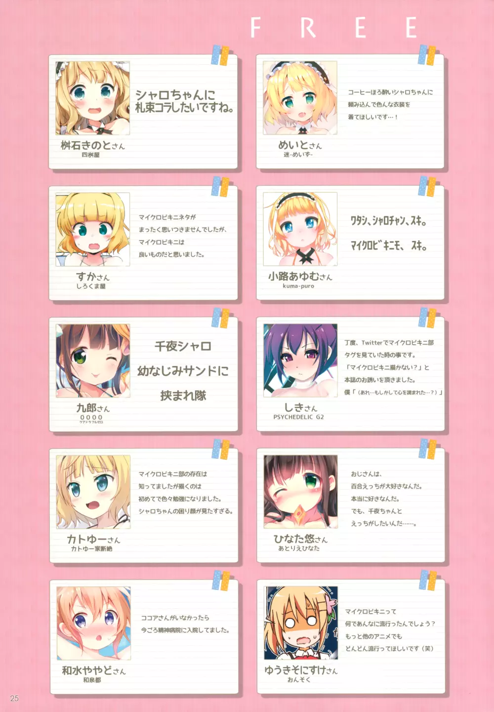 ごちうさマイクロビキニ部 ～GOCHIUSA FAN BOOK3～ 24ページ