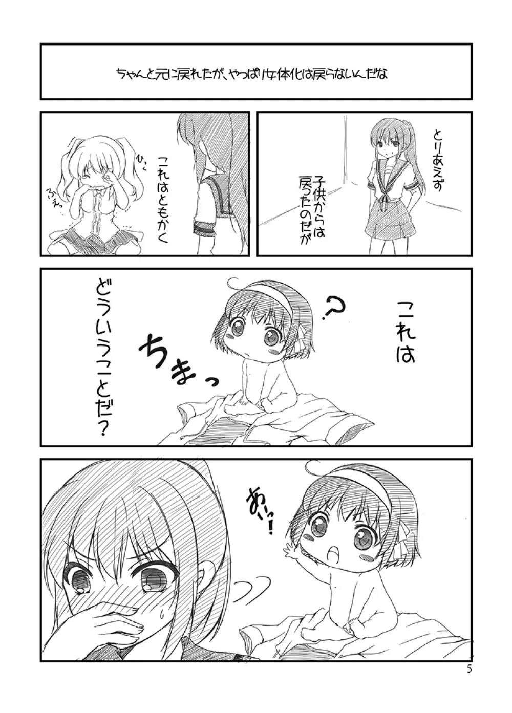 キョン子と幼女と女体化と 25ページ