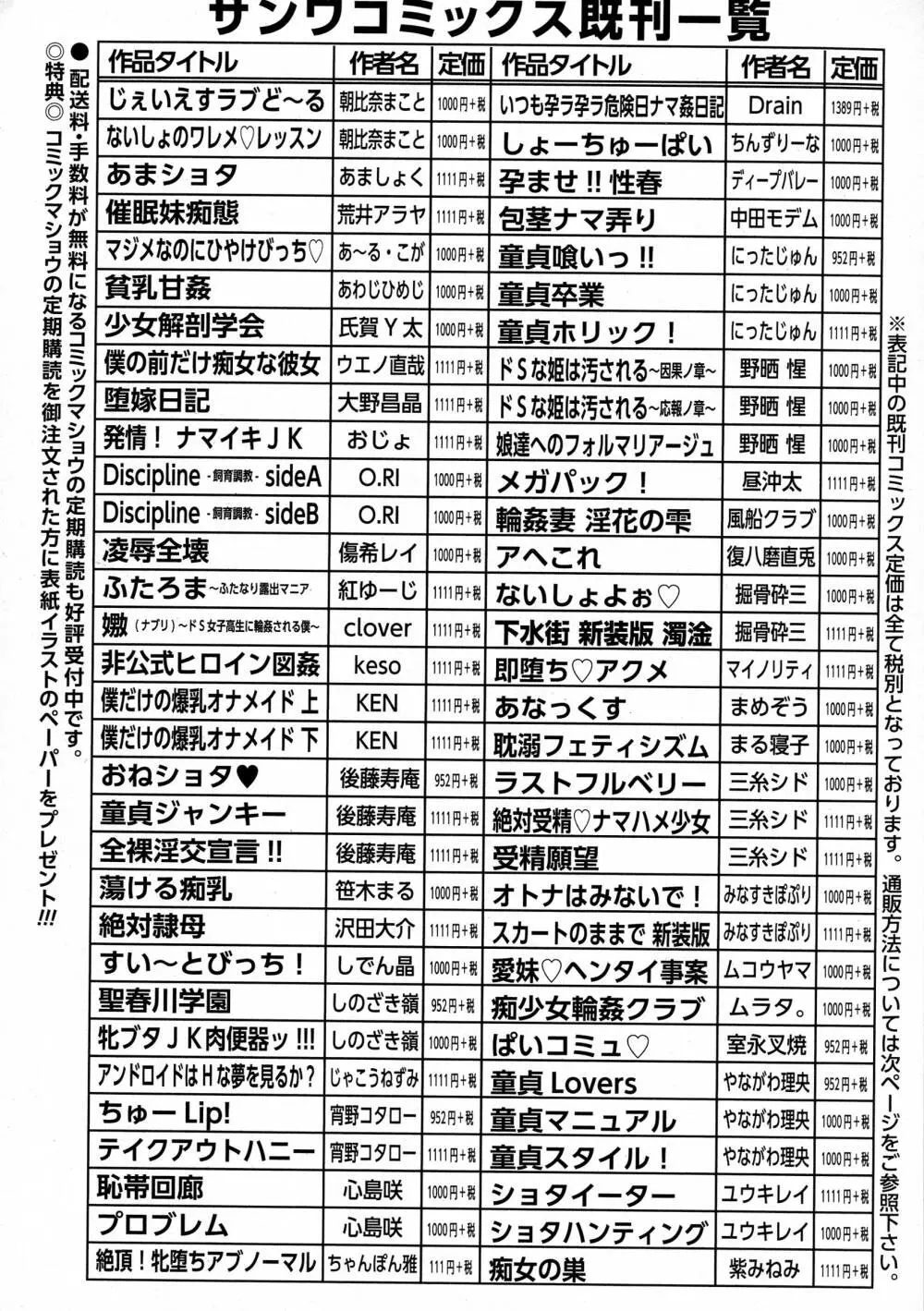 コミック・マショウ 2016年5月号 284ページ