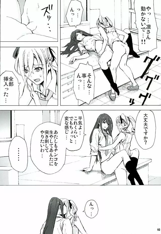 凛と蘭子の一番長い夜 9ページ