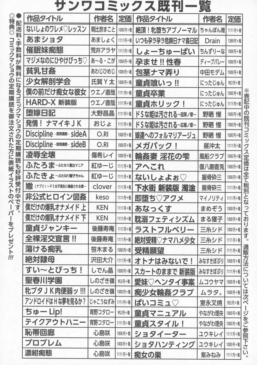 コミック・マショウ 2016年7月号 284ページ