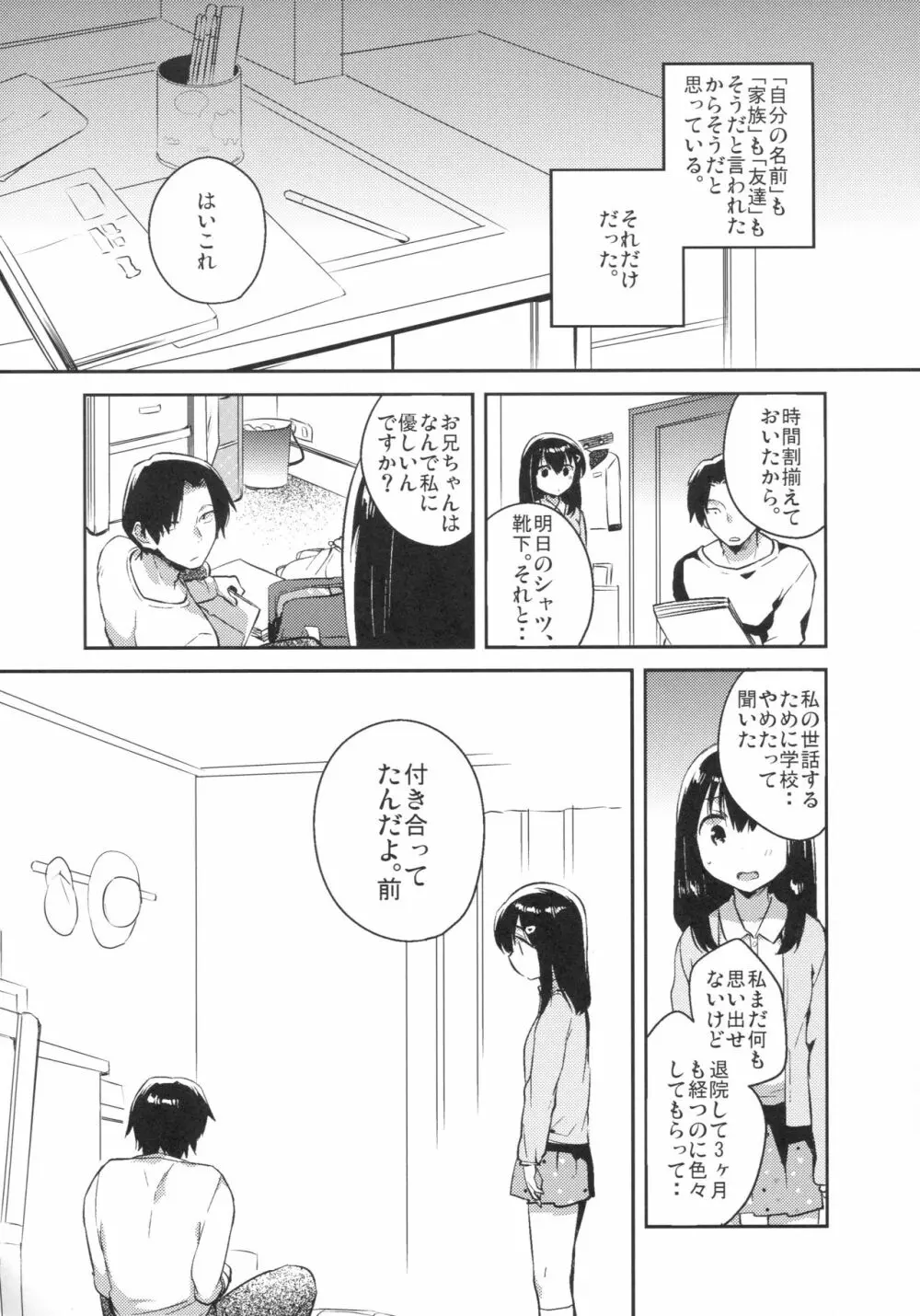 妹は記憶喪失 8ページ