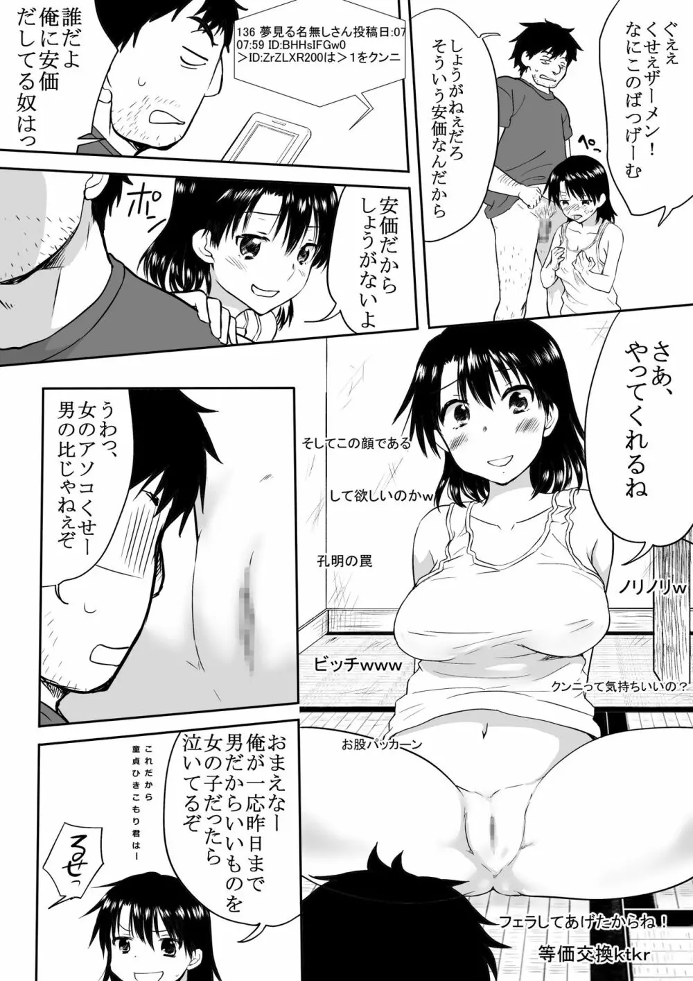 男気あふれる俺が女になった結果 10ページ