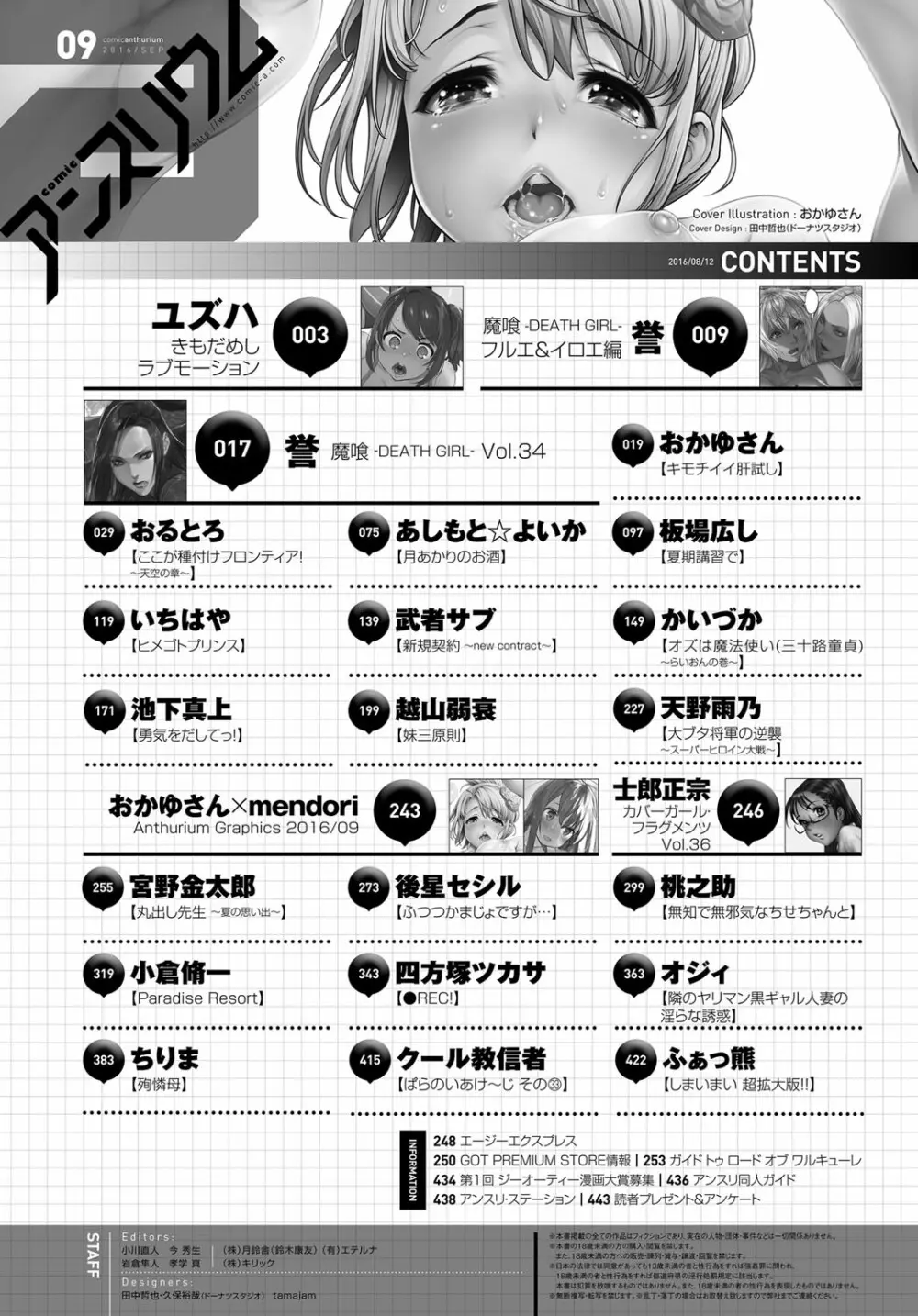 COMIC アンスリウム 2016年9月号 444ページ