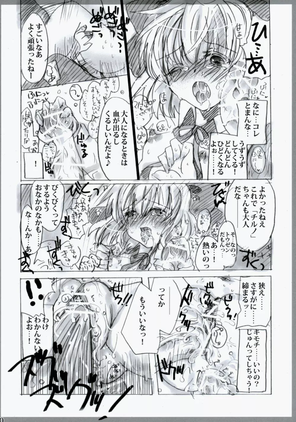 東方春画本 氷精遭難 20ページ