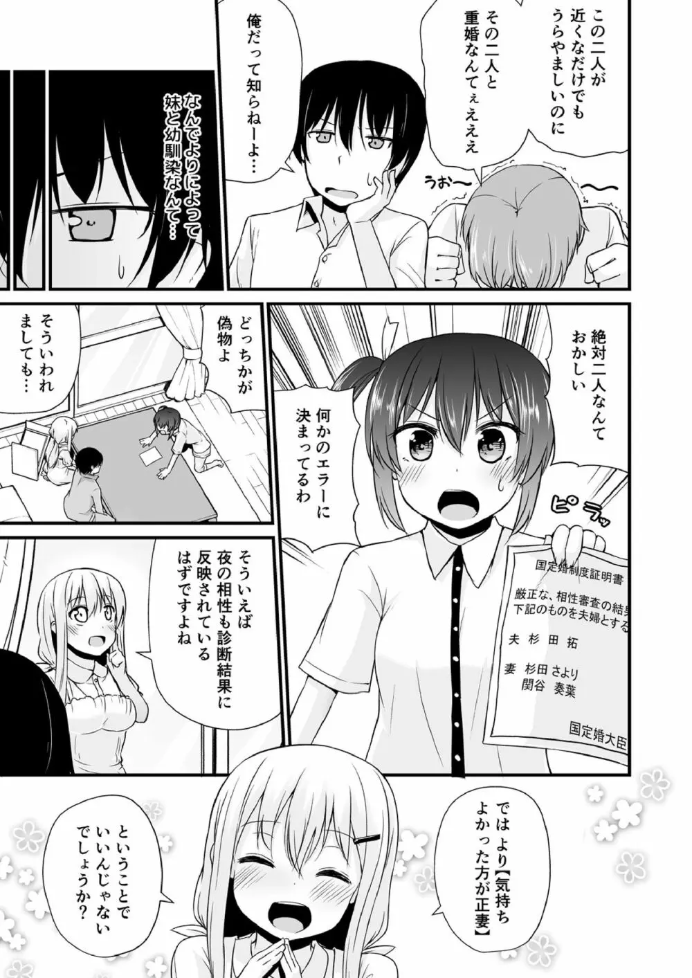 幼なじみと妹が俺の股間を狙ってるんだけど。 1 6ページ