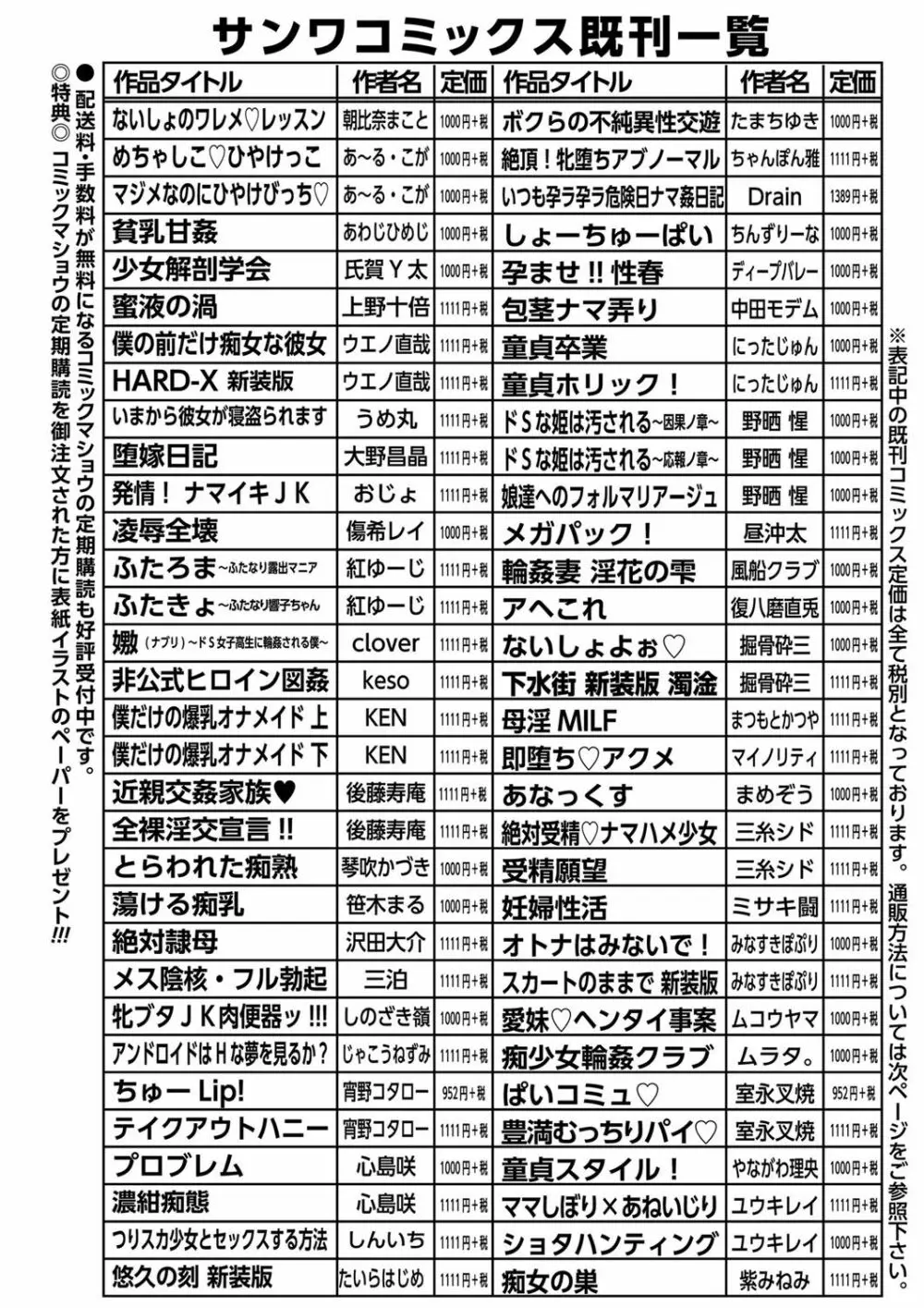 コミック・マショウ 2016年12月号 285ページ