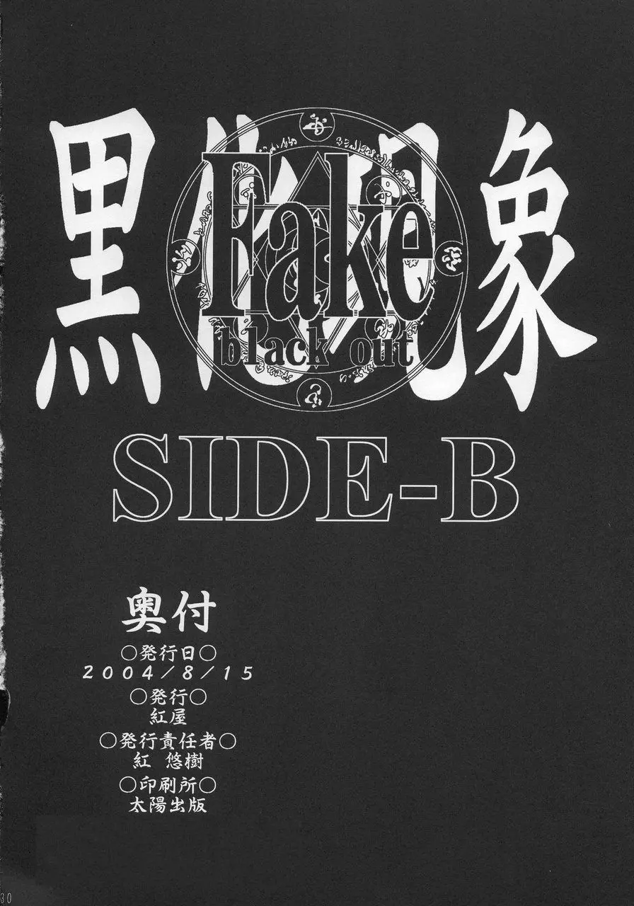 Fake black out SIDE-B 29ページ